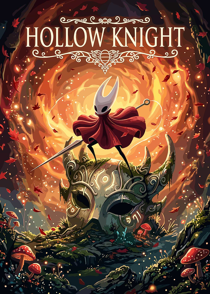 Hollow Knight Hornet Poster Art