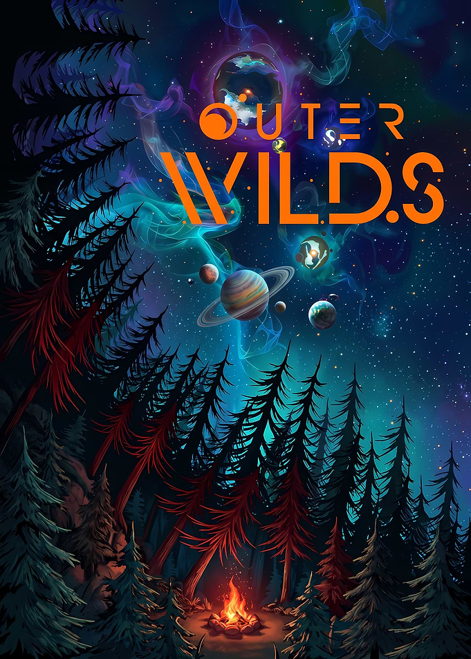 Outer Wilds Space Exploration Poster
