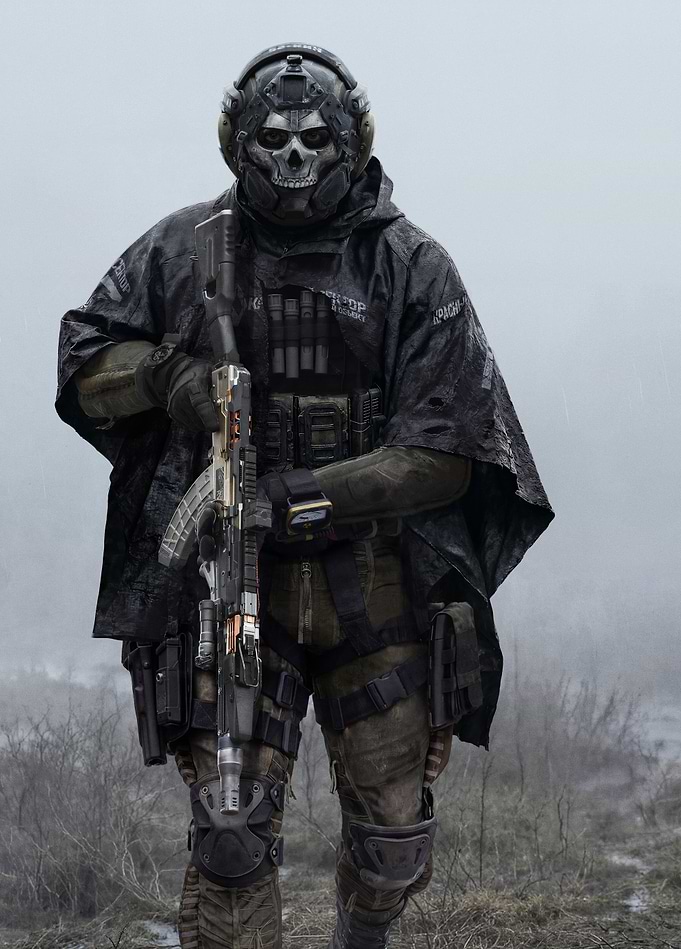 Call of Duty - Ghost, Full Frame Close-Up