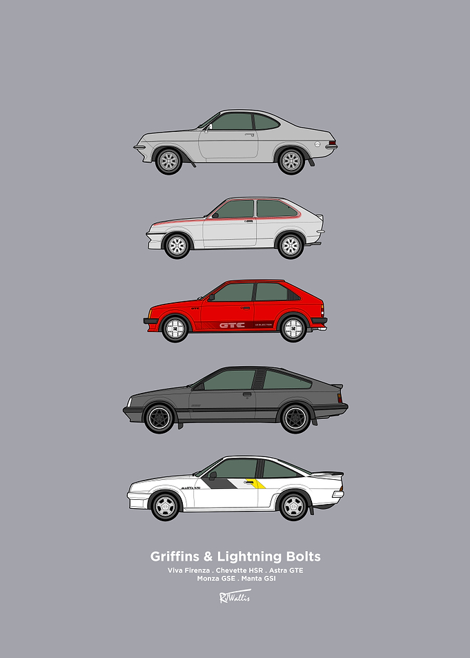 Luton Griffins and Lightning Bolts classic car collection