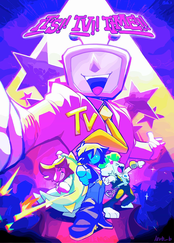 Deltarune Mike TV Show Fan Art