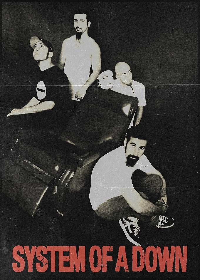 System of a Down Band Poster