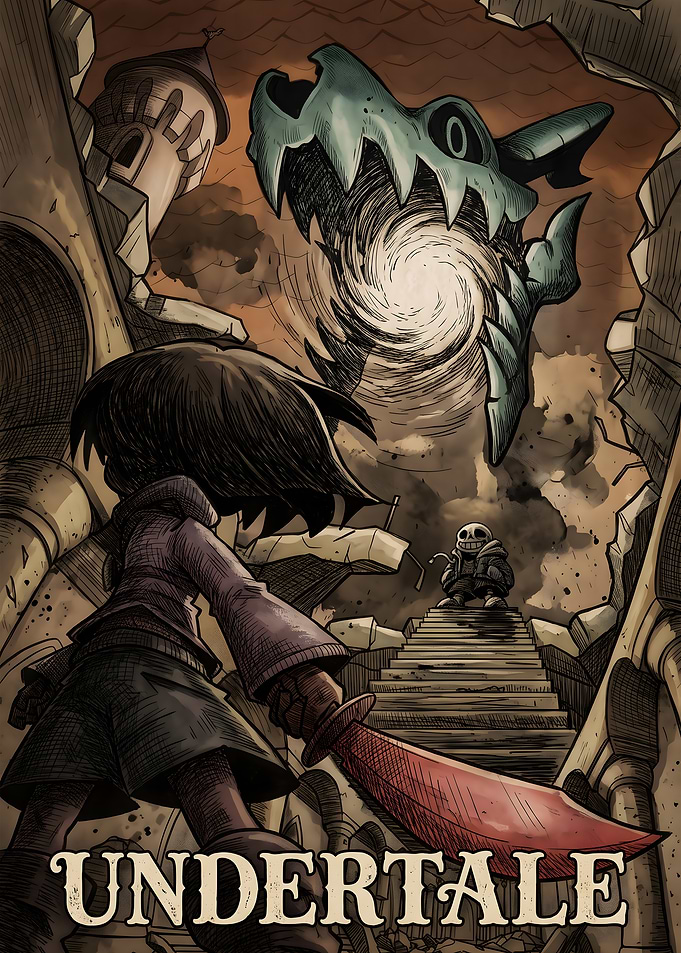 Undertale Final Battle Fan Art