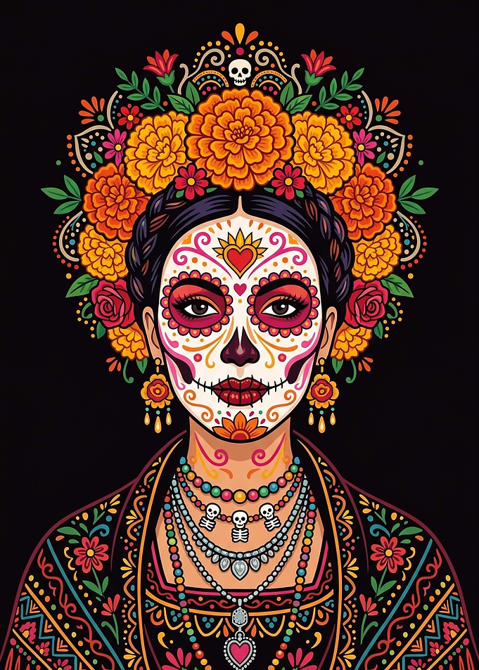 Dia de los Muertos Catrina Portrait