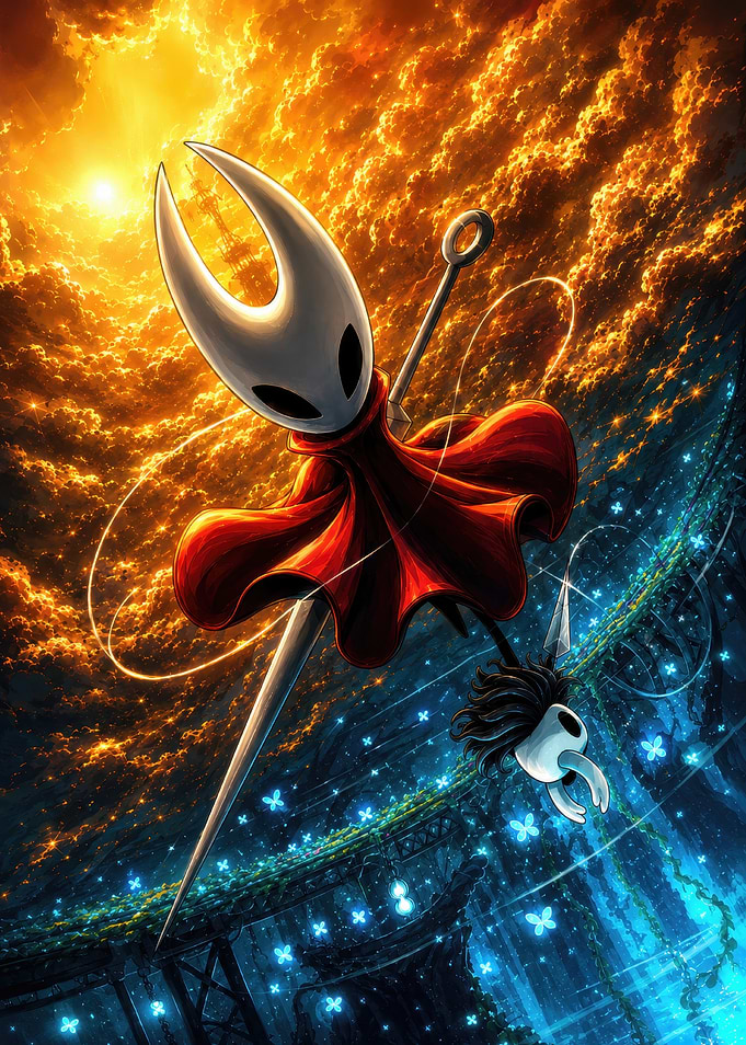 Hornet and The Knight Hollow Knight