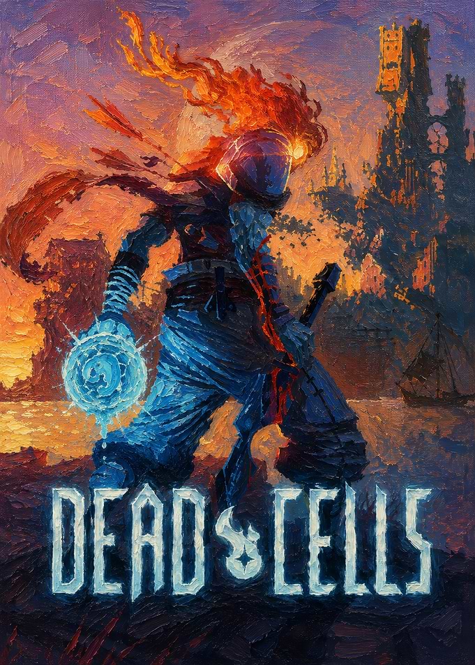 Dead Cells Game Poster Art