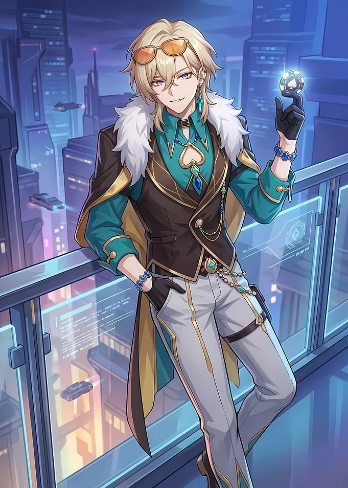 Aventurine from Honkai Star Rail