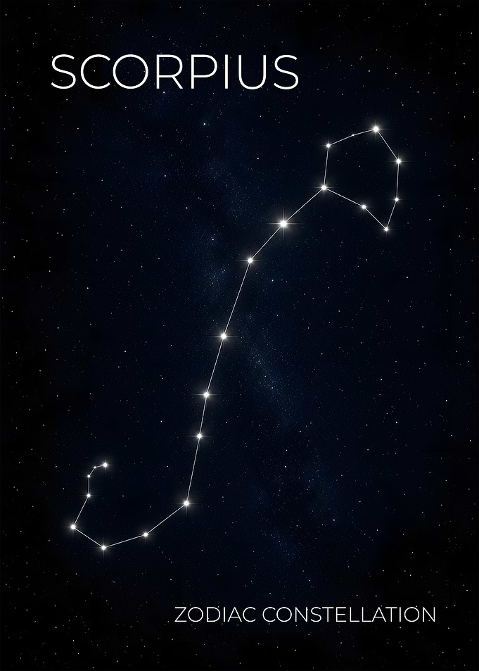 Scorpius - The Stinger Constellation Poster