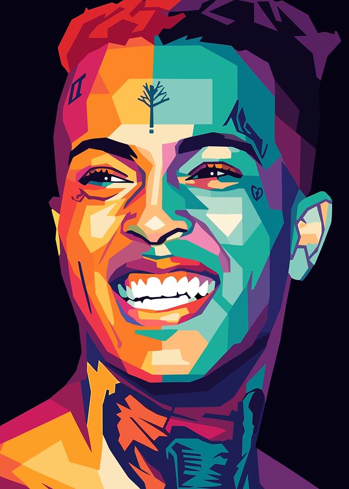 XXXTentacion Pop Art Portrait