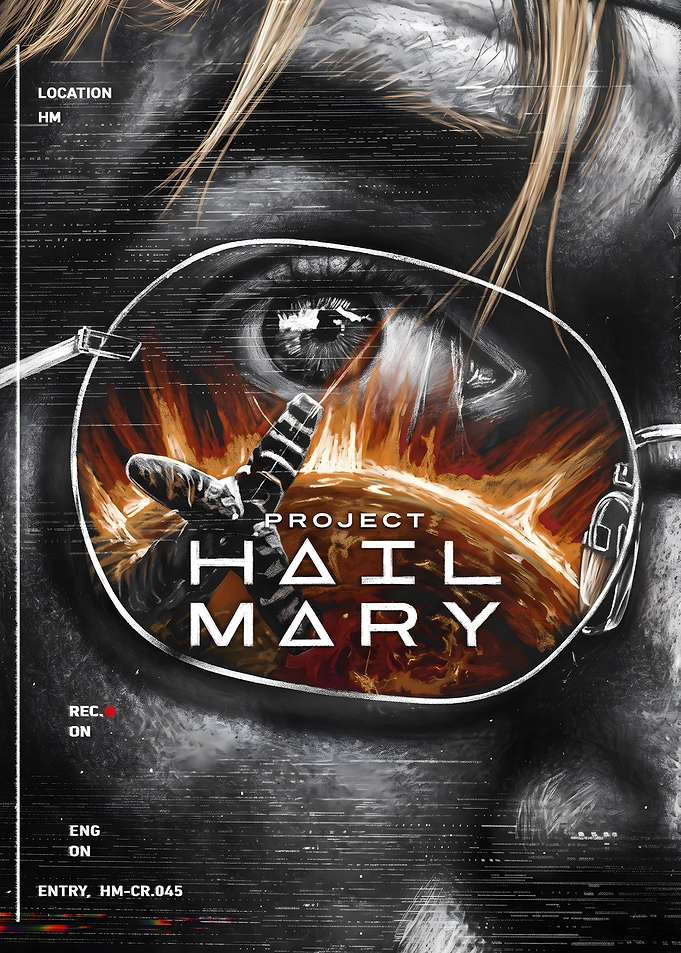 Project Hail Mary Book Cover Art