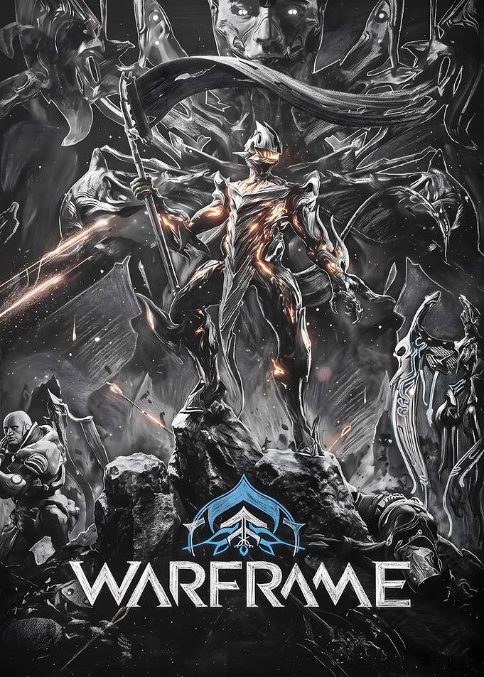 Warframe Game Poster Art