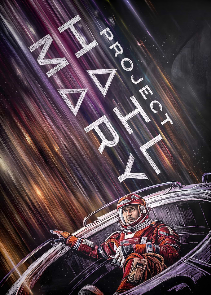 Project Hail Mary Space Poster