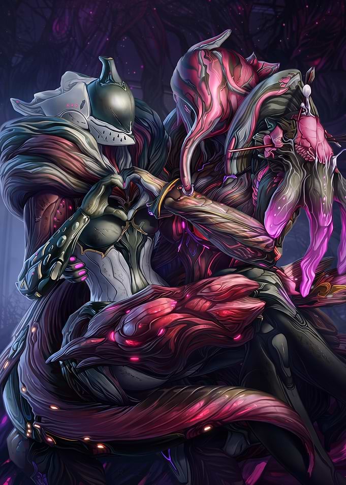 Saryn and Oberon Heart Gesture