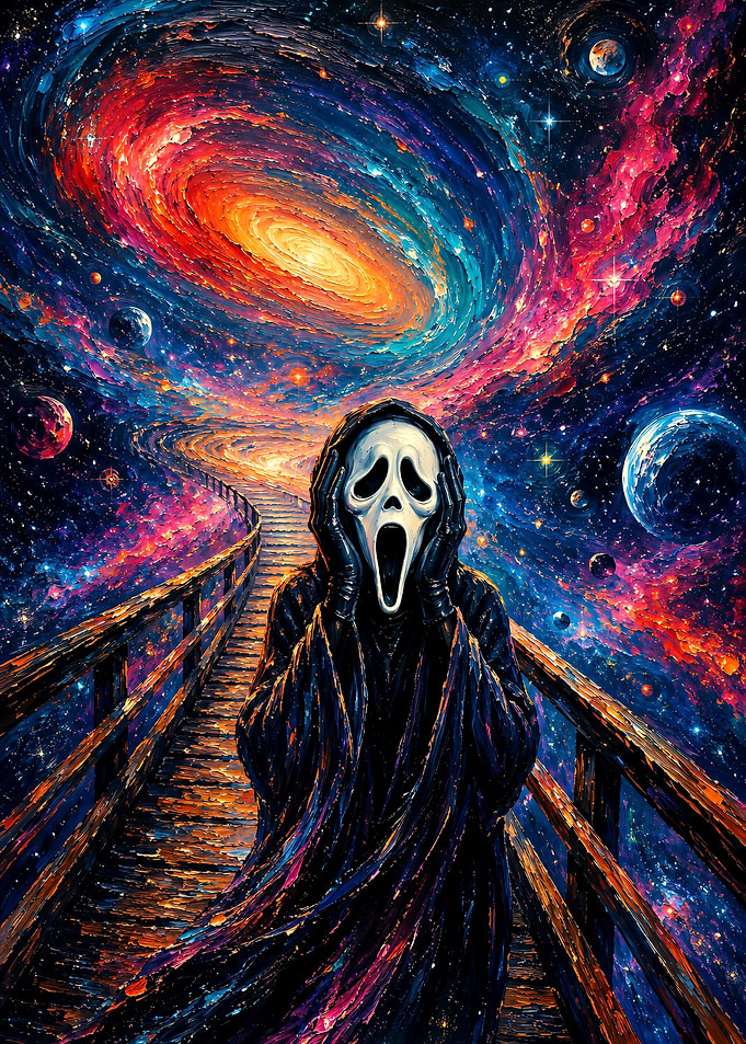 Ghostface Cosmic Scream Painting