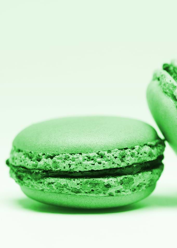 Green French Macaron
