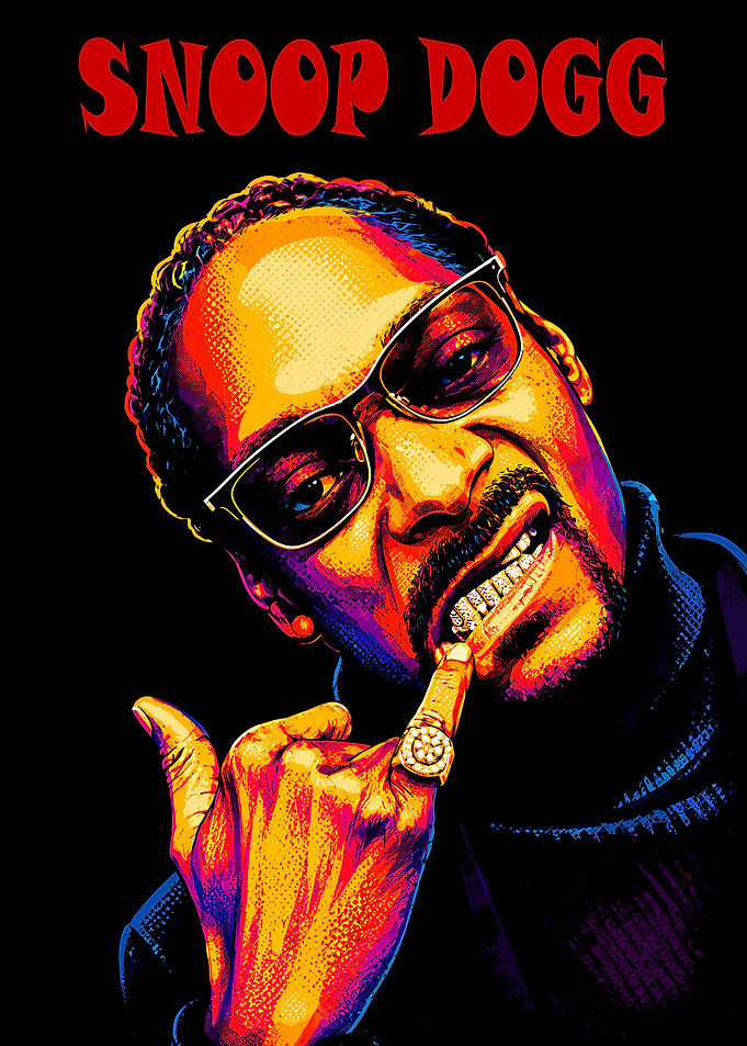Snoop Dogg Pop Art Portrait