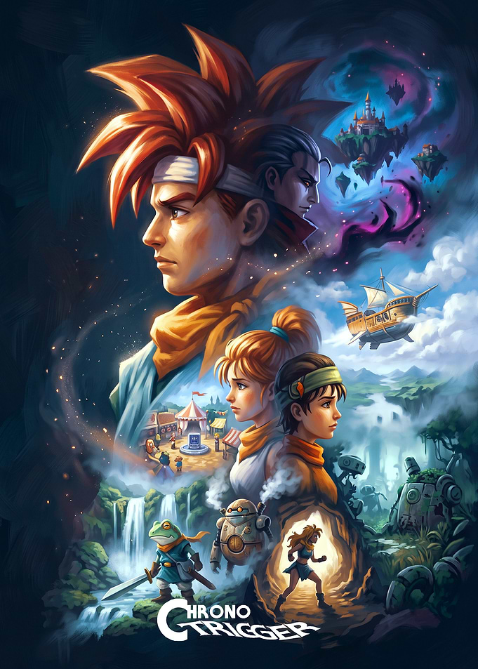 Chrono Trigger Epic Adventure Poster