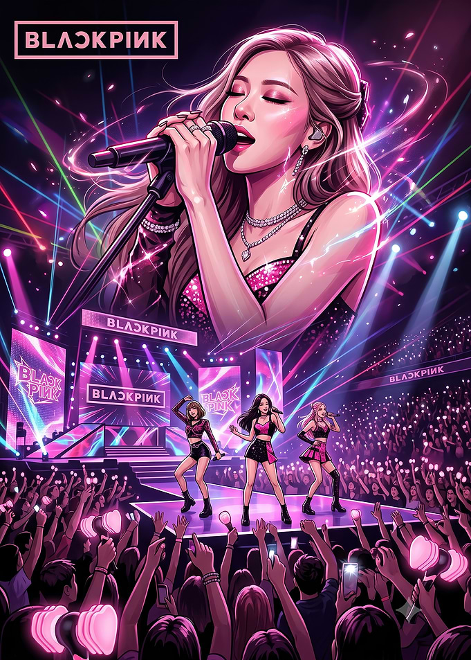 BLACKPINK Concert Performance Art
