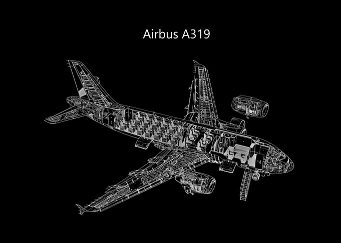 Airbus A319 Technical Blueprint