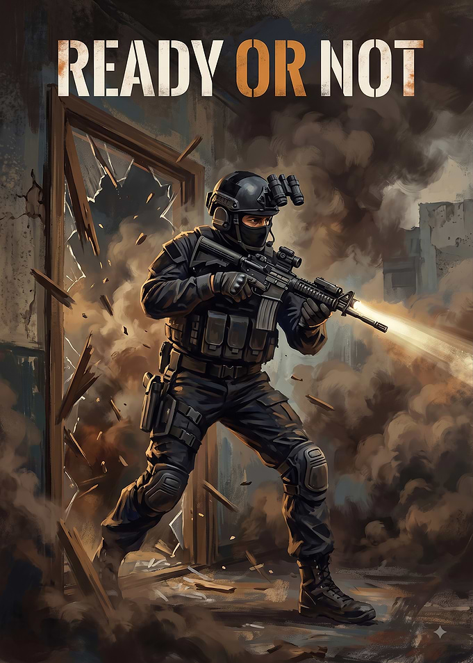 Ready or Not Tactical Shooter Poster