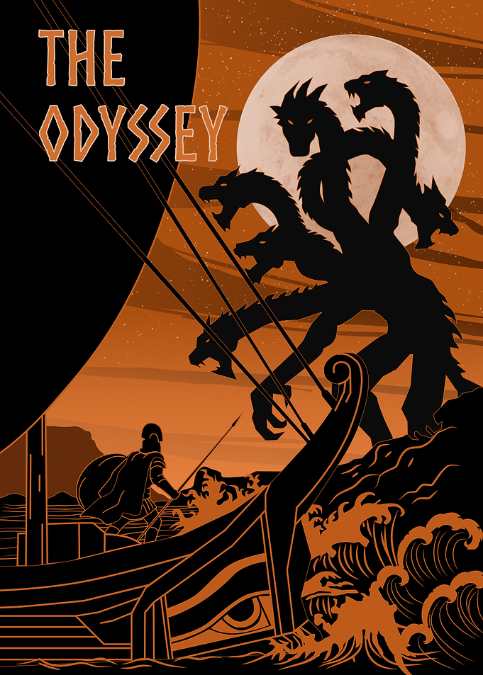 The Odyssey Hydra Illustration