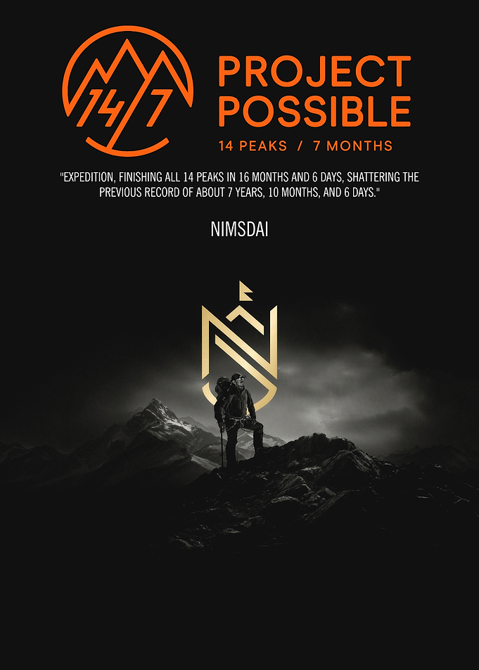Project Possible Nimsdai Mountaineering Poster