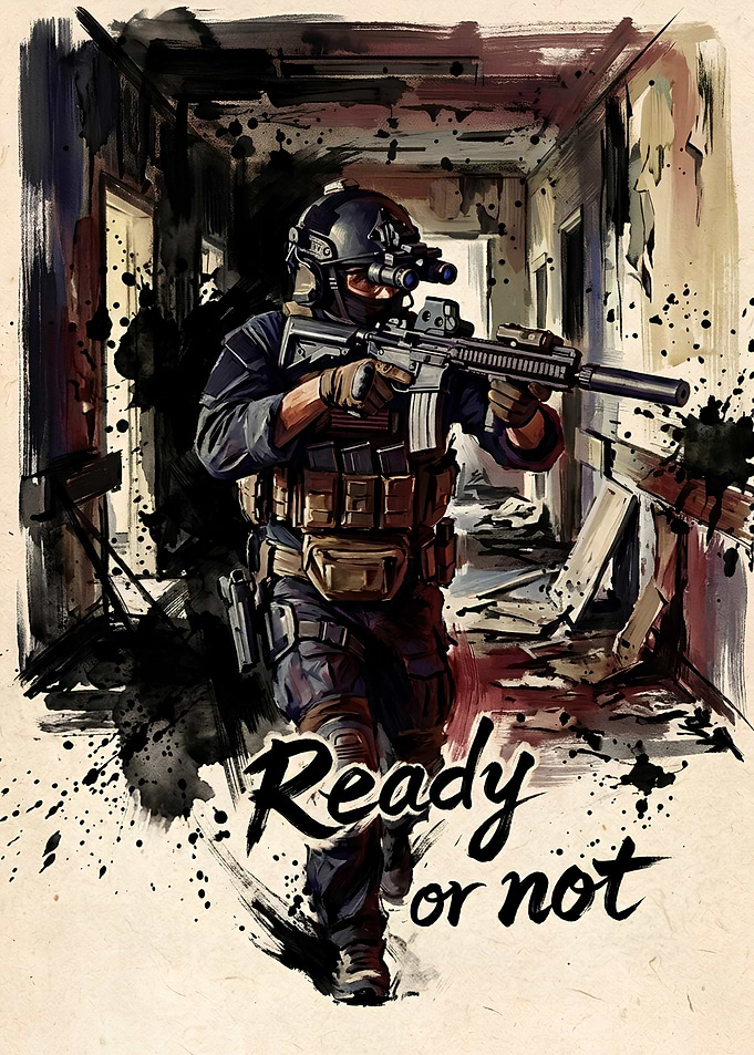Ready or Not Tactical Soldier Art