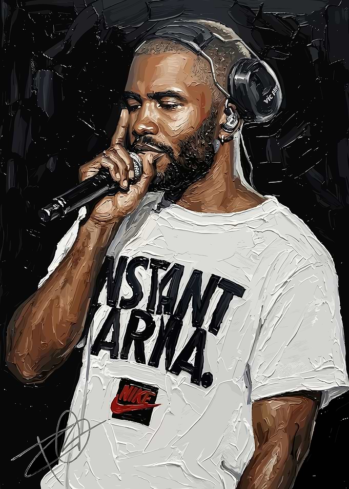 Frank Ocean Painting Portrait