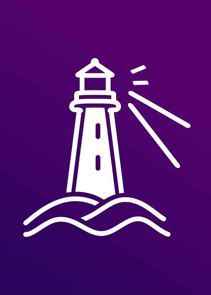 Minimalist Lighthouse Icon