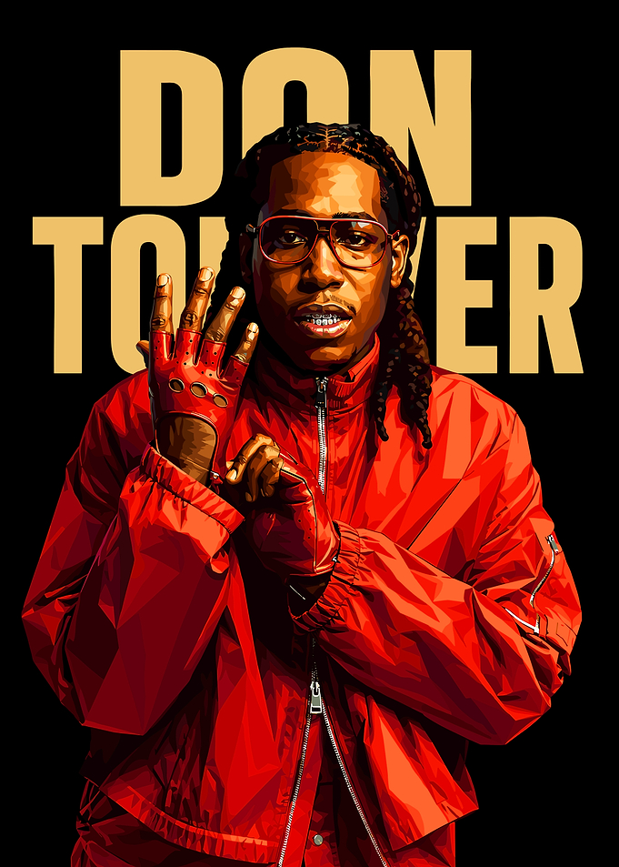 Don Toliver Red Jacket Portrait