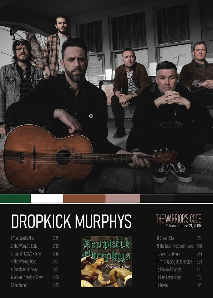Dropkick Murphys The Warrior's Code Poster