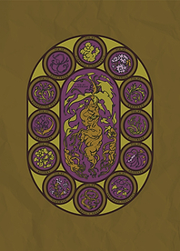 Ancient Cosmic Stained Glass