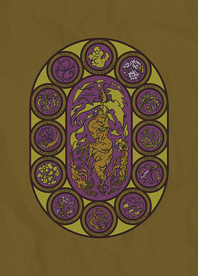 Ancient Cosmic Stained Glass
