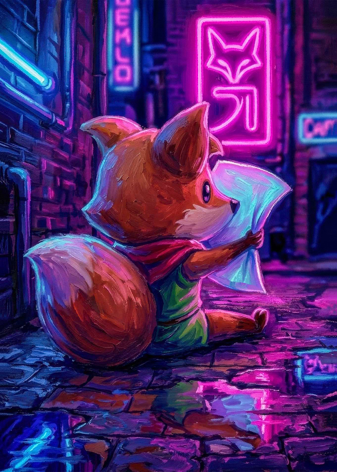 The Fox in Neon Alley