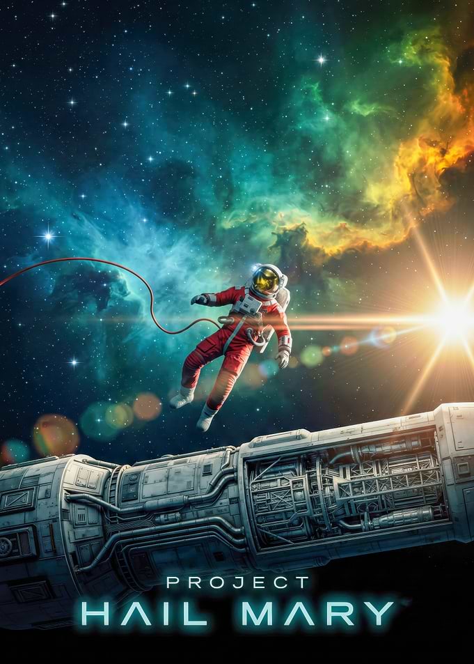 Project Hail Mary Space Poster