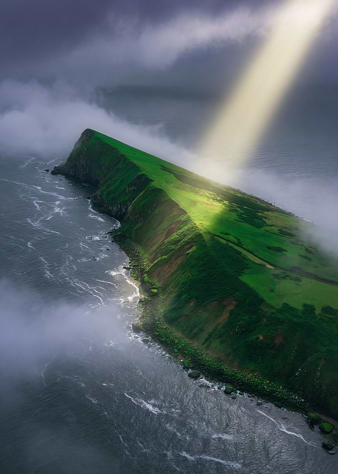 Stormlight Emerald Coastal Headland