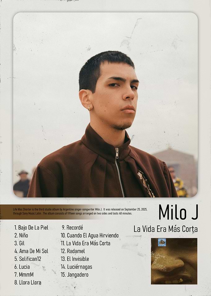 Milo J La Vida Era Más Corta Poster