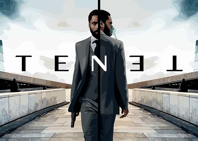 Tenet Movie Poster Art