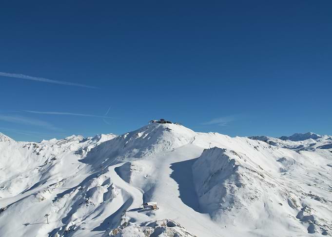 Winter Alps From Above