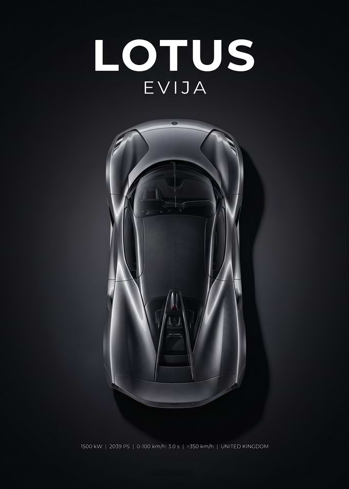 Lotus Evija Hypercar Poster