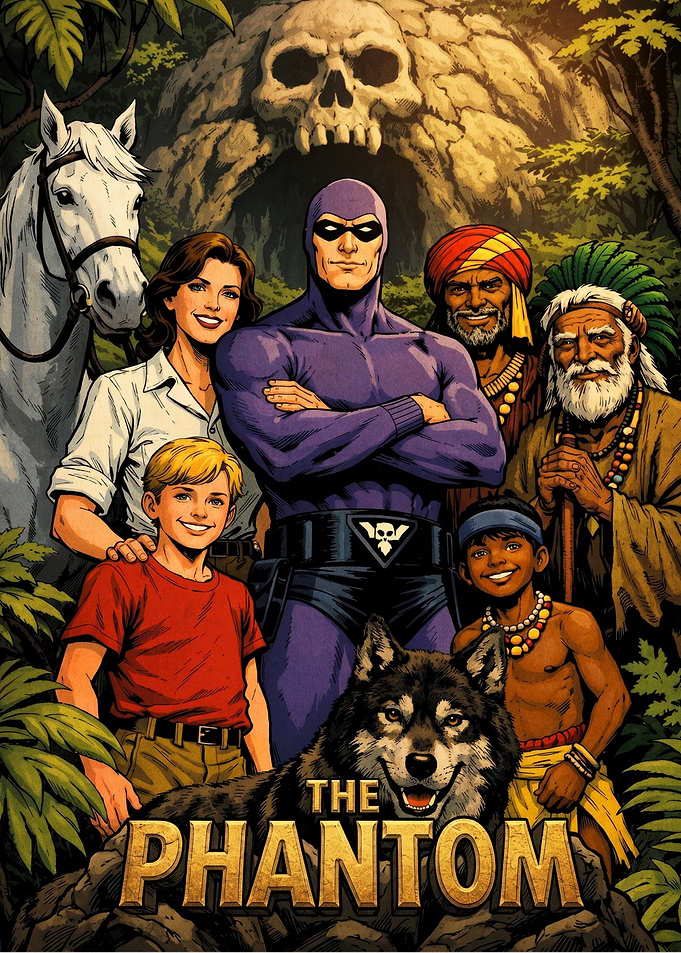 The Phantom Comic Book Cover Art