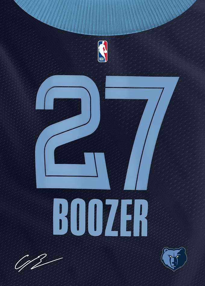 Grizzlies Signature Jersey- Cameron Boozer