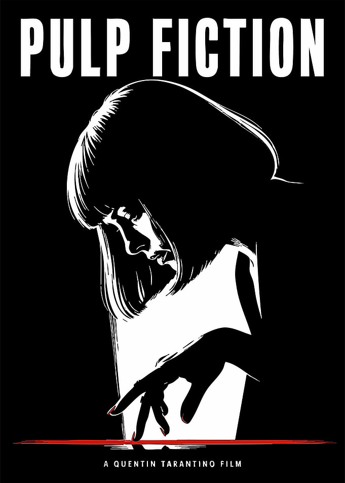 Pulp Fiction Mia Wallace Poster