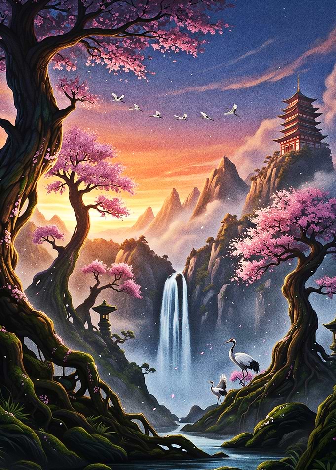 Crane Valley at Sunset