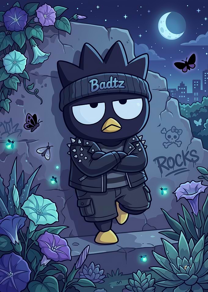 Badtz-Maru Punk Rock Night Scene