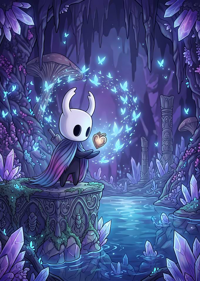 Hollow Knight in Crystal Peak
