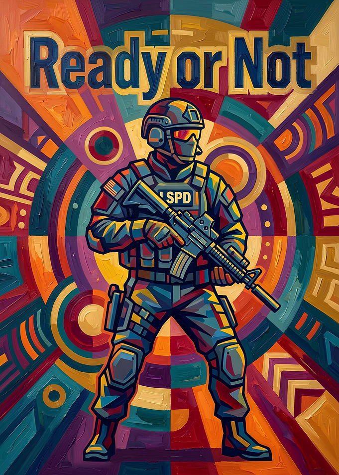Ready or Not Tactical Soldier Art