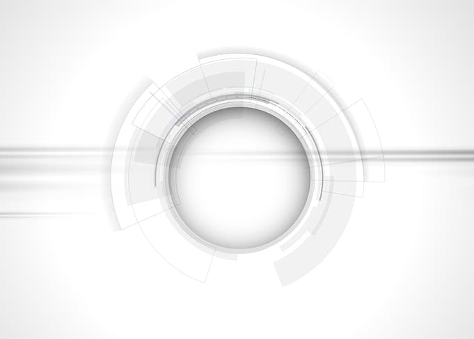 Minimalist Abstract Tech Circle Background