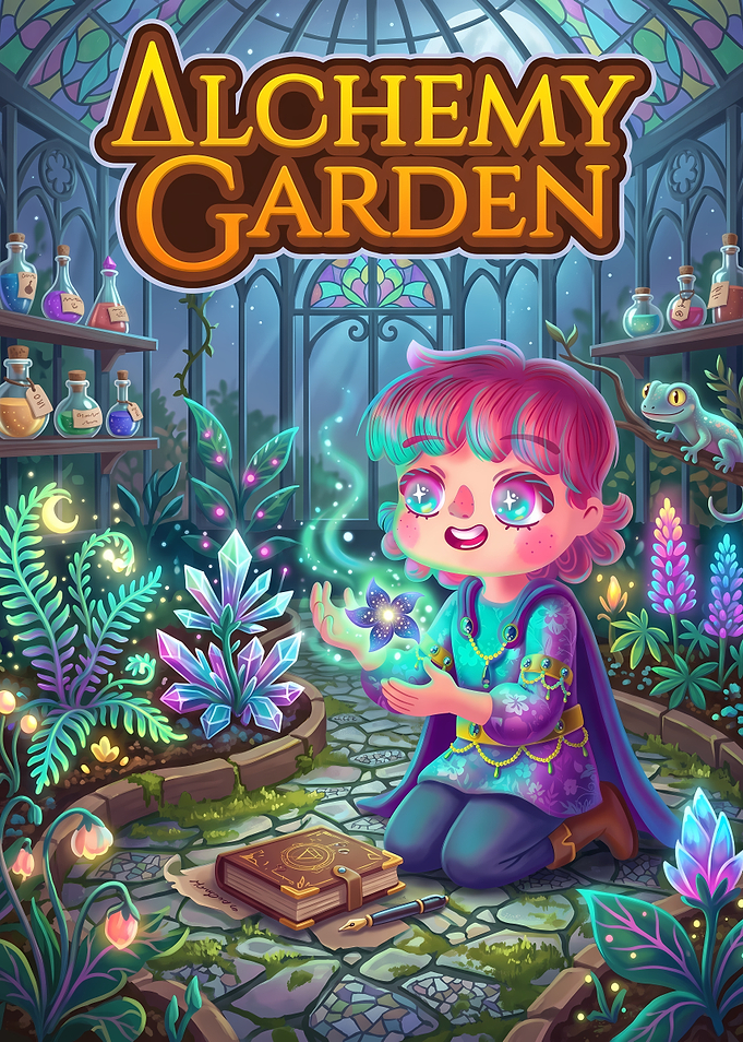 Alchemy Garden Game Key Art