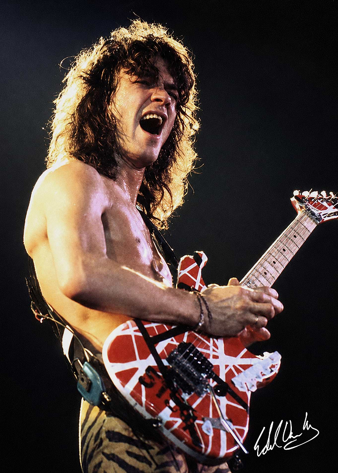 Eddie Van Halen Performing Live
